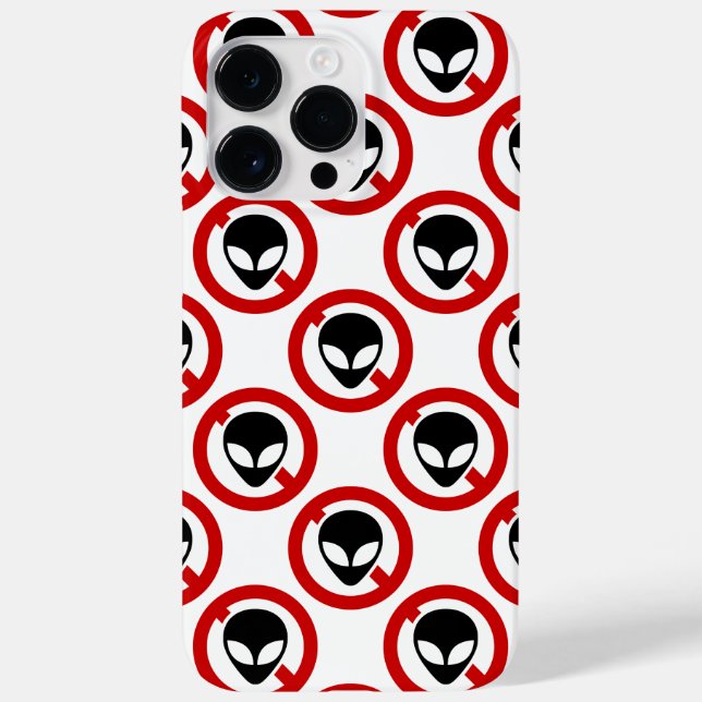 NO ALIENS Case-Mate iPhone CASE (Back)