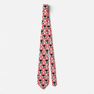 NO ALIENS NECK TIE