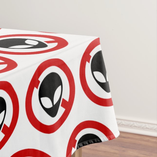 NO ALIENS TABLECLOTH (In Situ)