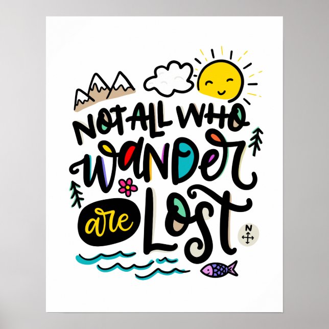 No All Who Wander Are Lost, Poster (Front)