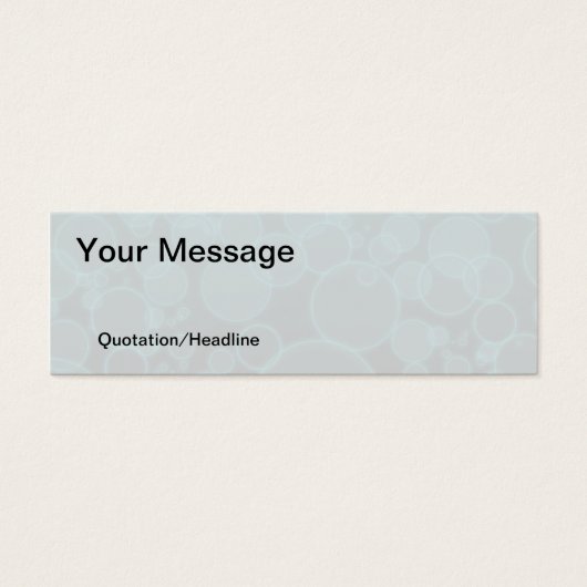 No Angry Bubbles (Front)