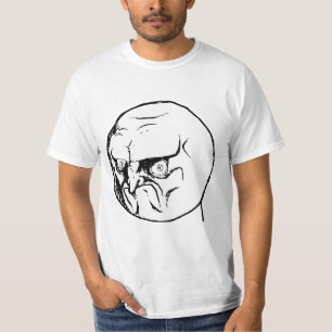 No Angry Rage Face Rageface Meme Comic T-Shirt