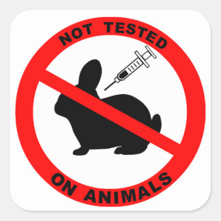 Animal Testing Stickers | Zazzle