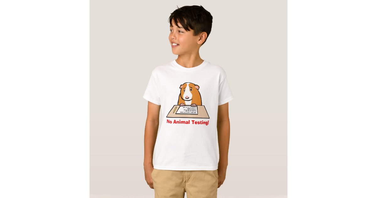No Animal Testing! T-Shirt | Zazzle.com