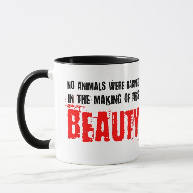 No Animals Were Harmed Mug (Left)