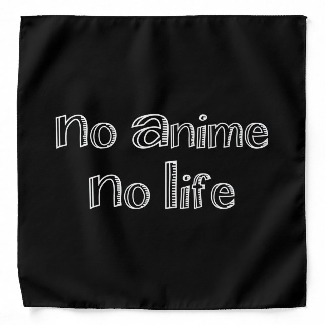 no anime no life bandana (Front)