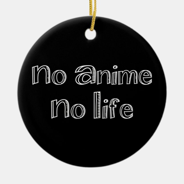 no anime no life ceramic ornament (Front)