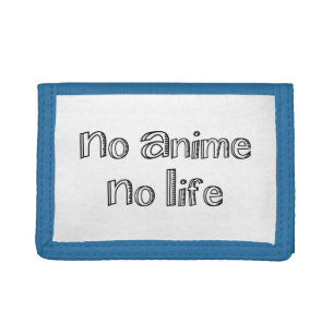 no anime no life tri-fold wallet