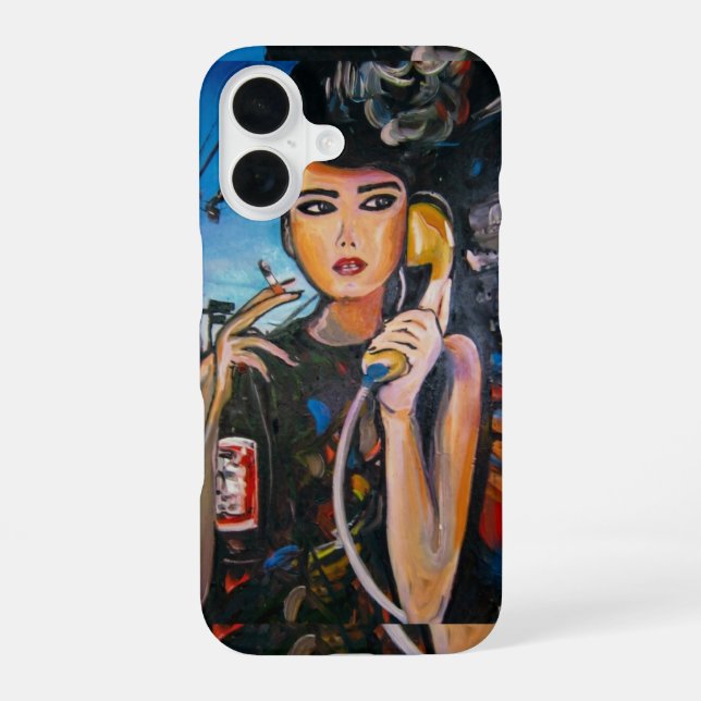 No Answer iPhone Case (Back)