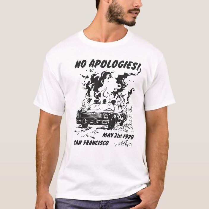 no apologies t shirt