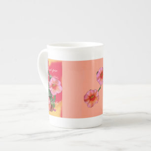 No apology for cursing like a lady bone china mug