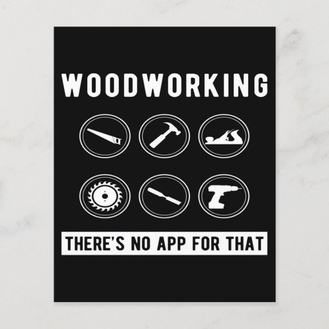 No app for Woodworking Flyer (Front)