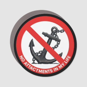 No attachments in my life car magnet