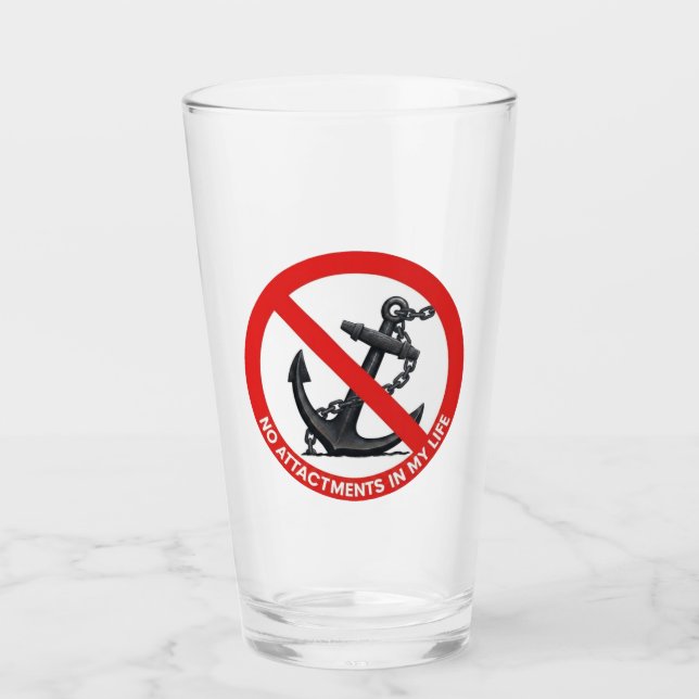 No attachments in my life glass (Front)
