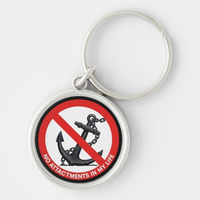 No attachments in my life keychain (Front)