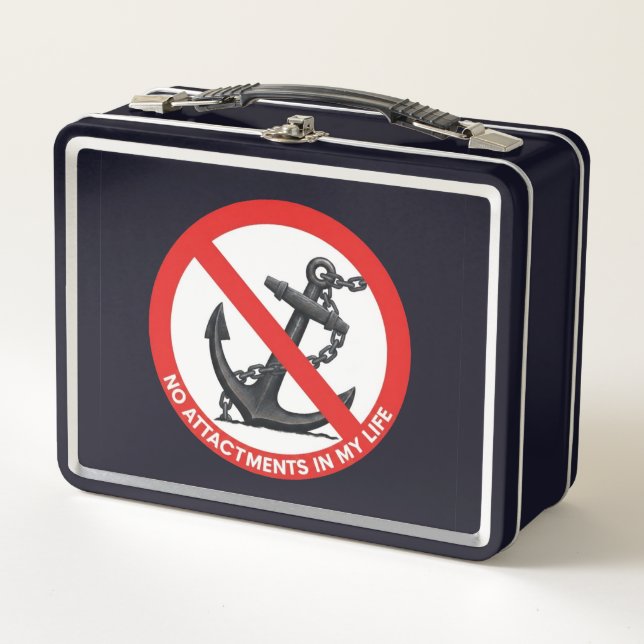 No attachments in my life metal lunch box (Front)