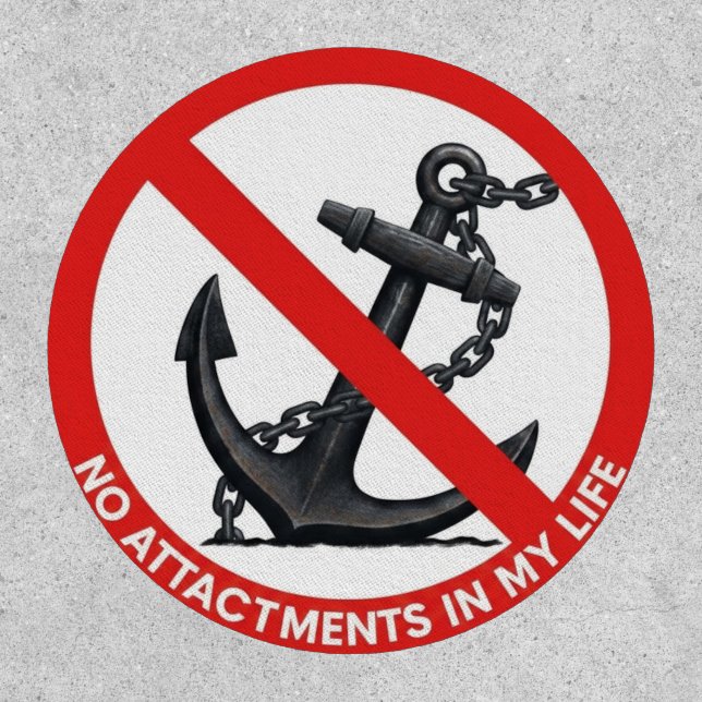 No attachments in my life patch (Front)