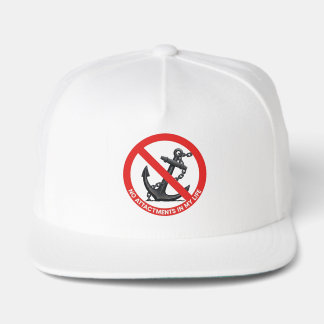 No attachments in my life snap back hat