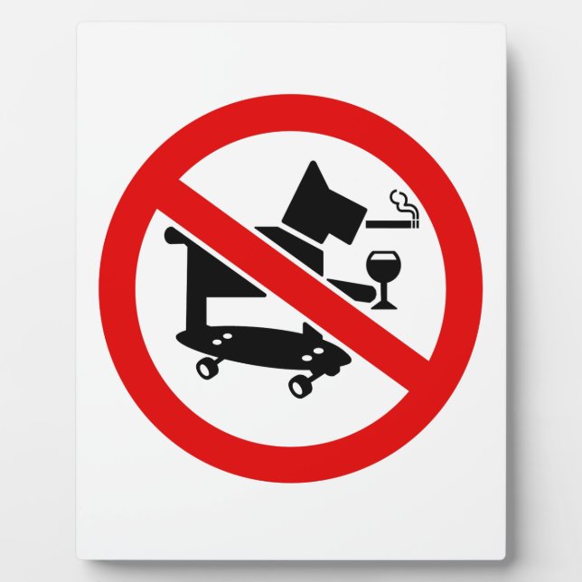 No Awesome Dogs Plaque (Front)