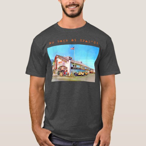 No Bags at SPAGS Shrewsbury Massachusetts Nostalgi T_Shirt