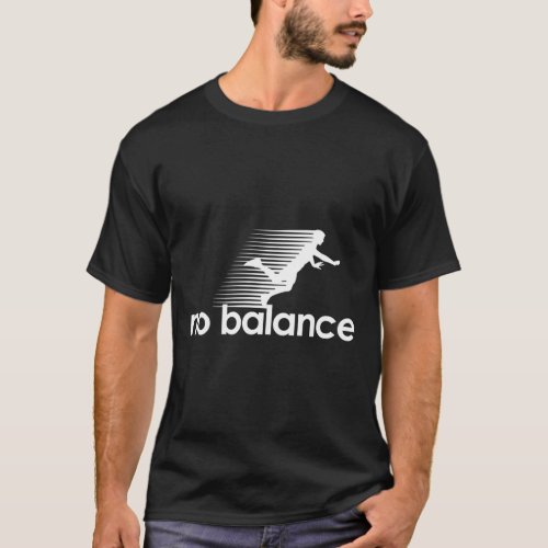 No Balance white logo Classic T_Shirt