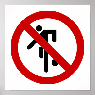 NO Ball Games ⚠ Thai Park Sign ⚠