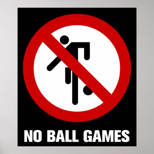 NO Ball Games  Thai Park Sign 
