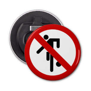 NO Ball Games ⚠ Thai Park Sign ⚠ Bottle Opener