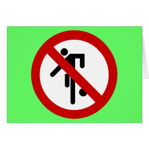 NO Ball Games ⚠ Thai Park Sign ⚠ Cards
