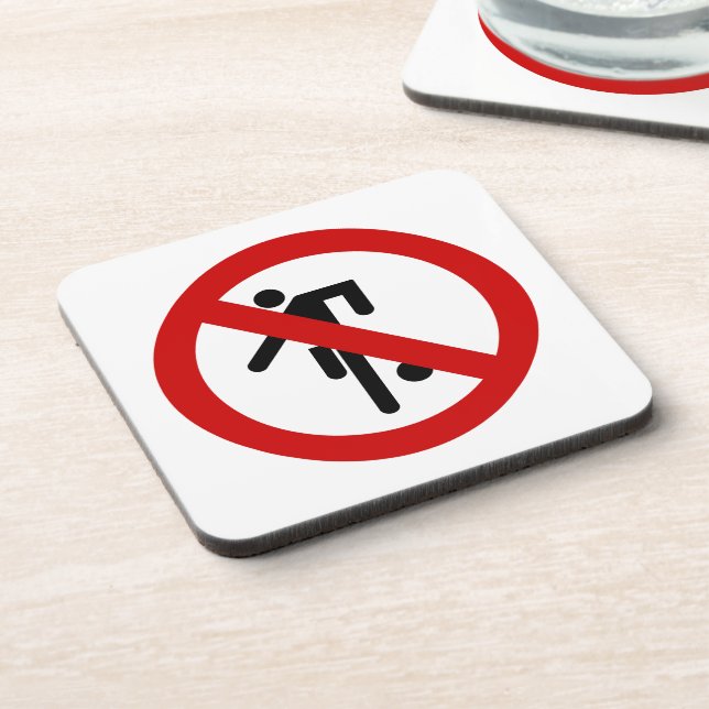 NO Ball Games ⚠ Thai Park Sign ⚠ Coaster (Left Side)