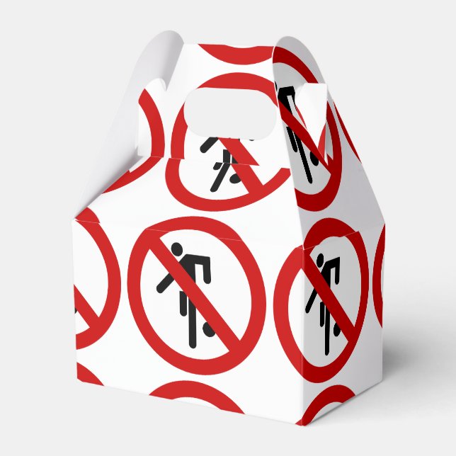 NO Ball Games ⚠ Thai Park Sign ⚠ Favor Boxes (Front Side)