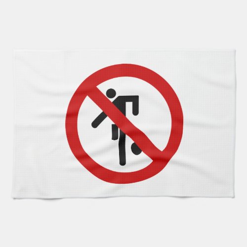 NO Ball Games  Thai Park Sign  Kitchen Towel