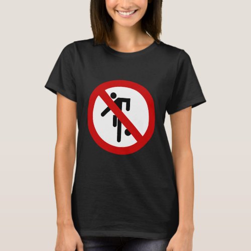 NO Ball Games  Thai Park Sign  T_Shirt