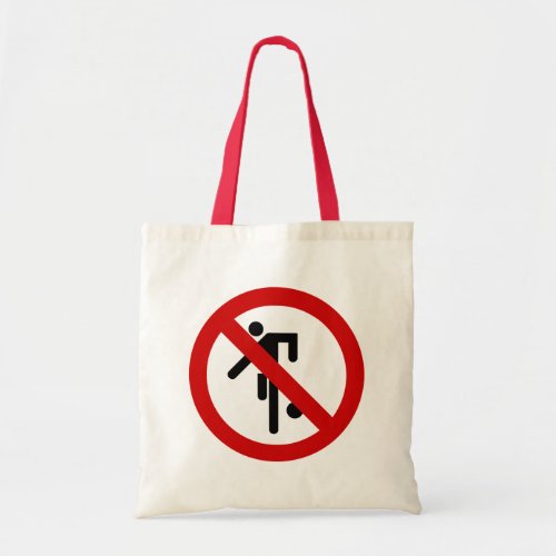 NO Ball Games  Thai Park Sign  Tote Bag