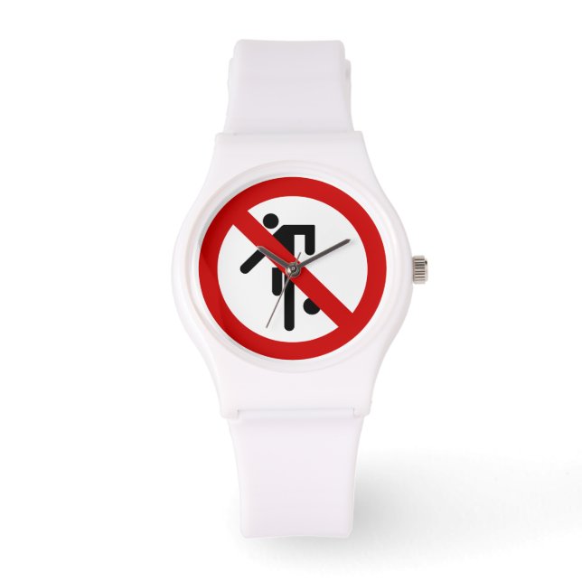 NO Ball Games ⚠ Thai Park Sign ⚠ Watch (Front)