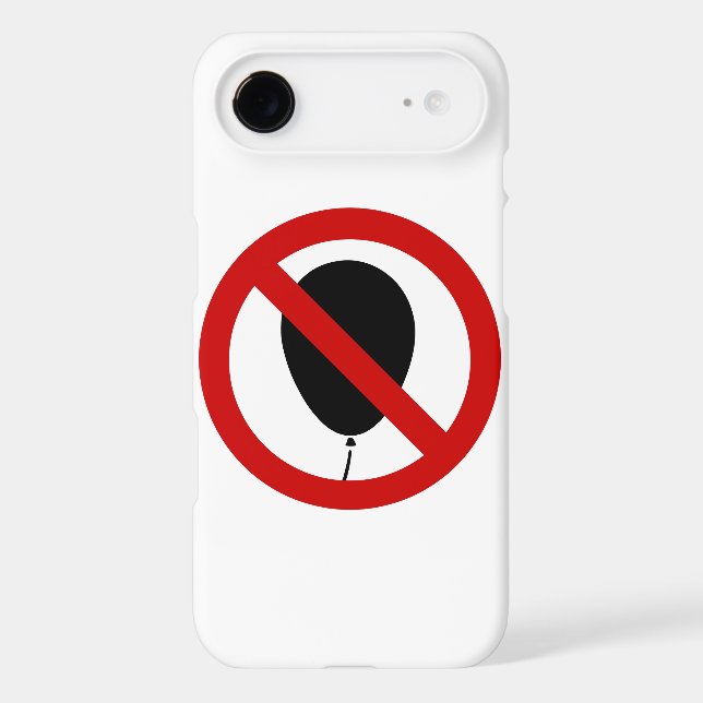 NO Balloon ⚠ Thai Sign ⚠ Case-Mate iPhone Case (Back)