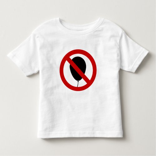 NO Balloon  Thai Sign  Toddler T_shirt
