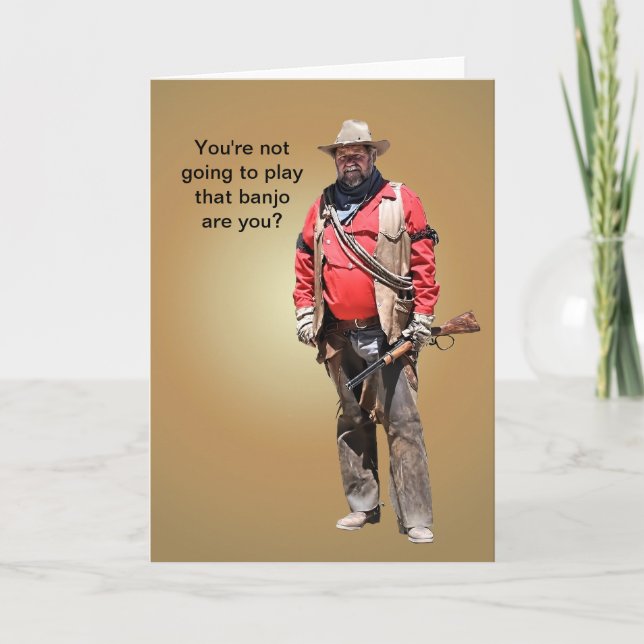 NO BANJO CARD (Front)