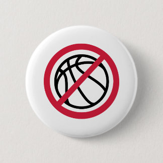 No basketball pinback button