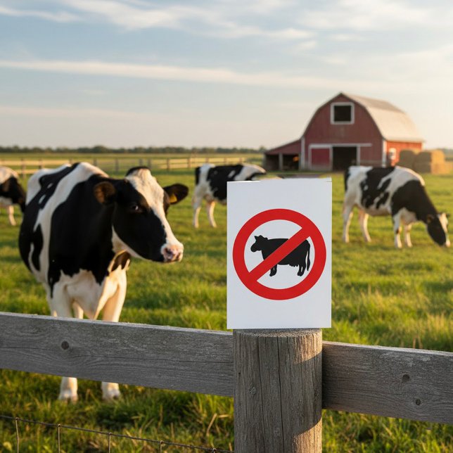 No Beef Sign Invitation (Creator Uploaded)