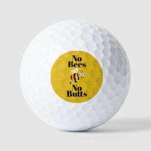 No Bees No Butts Golf Ball