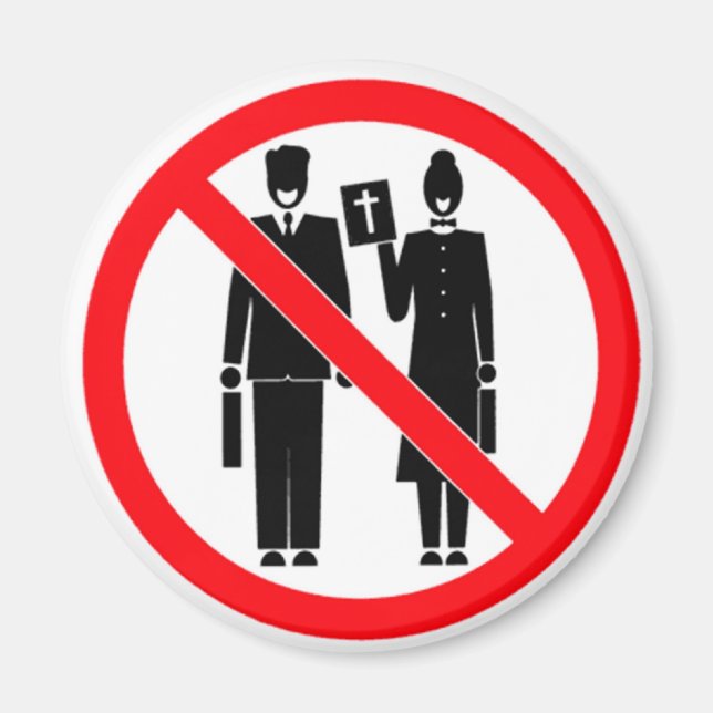 No Bible Thumpers Magnet (Front)