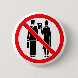 No Bible Thumpers Pinback Button