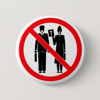 No Bible Thumpers Pinback Button