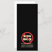 No Big Box Stores! (Front/Back)