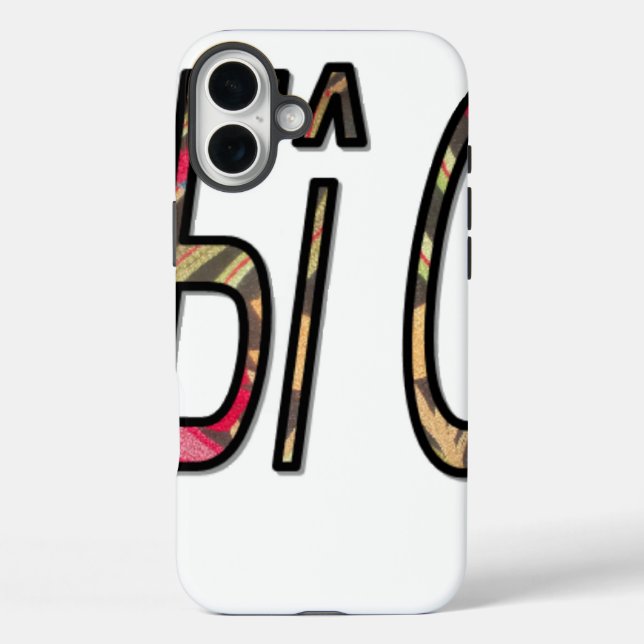 "No Bigiji" Text Art Print Case-Mate iPhone Case (Back)