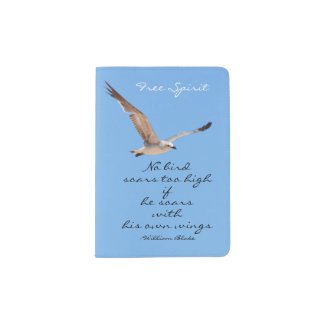 No Bird Soars Too High Seagulls Personalized Blue
