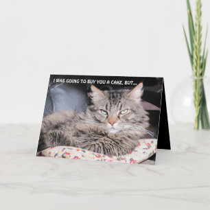 No Birthday Cake, Can't Afford That Many Candles Card