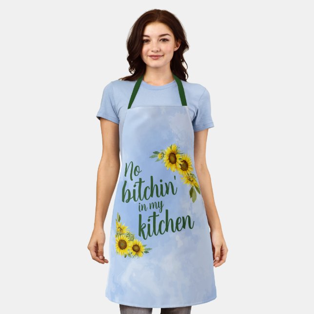 No Bitchin' in my Kitchen Apron (Worn)