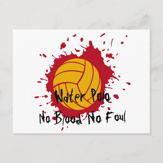 No Blood No Foul Postcard (Front)